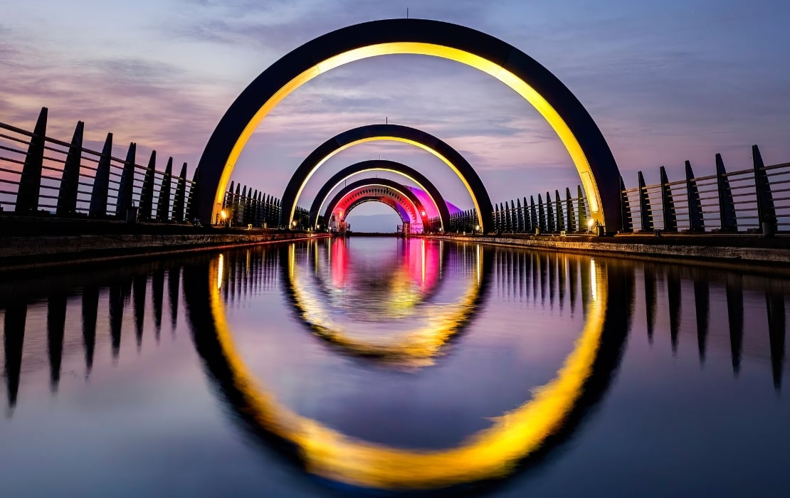 view from within wheel