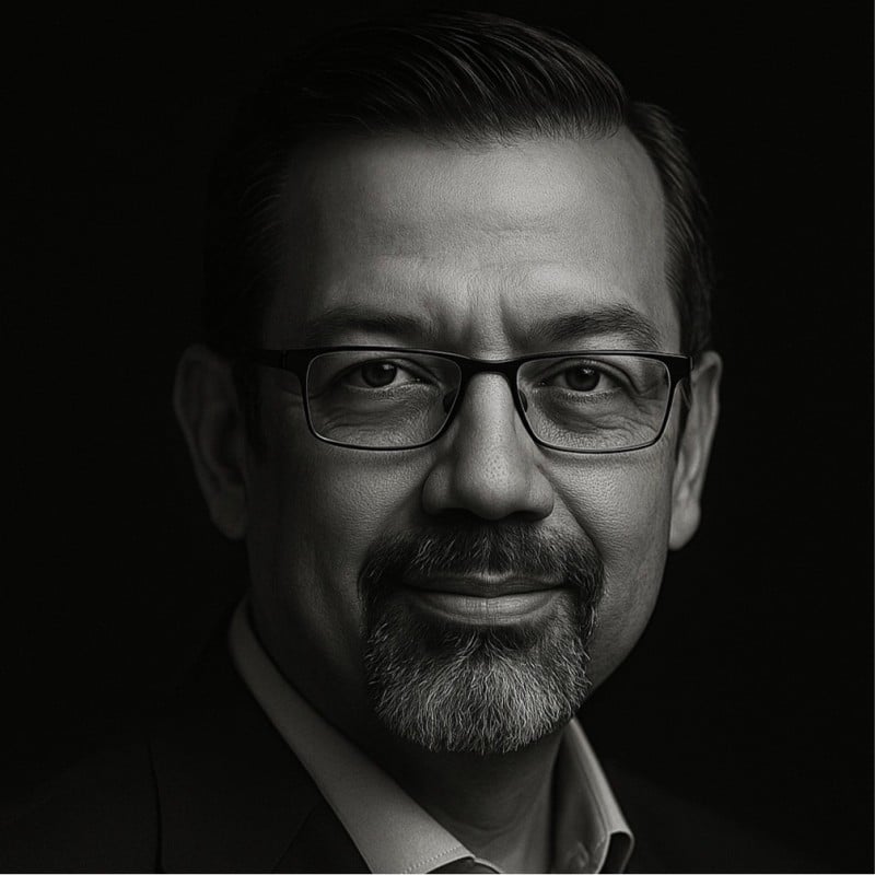 A headshot of Joaquin Flores.