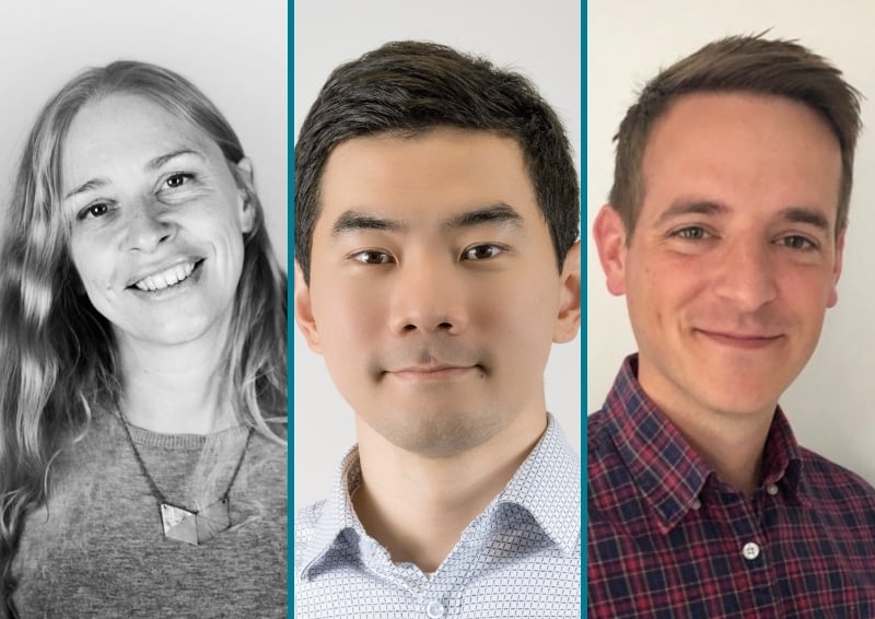 The People Award winners, Ruth Chapman, Jiahui Chen and Dominik Fecher. Image credits: Ruth Chapman, Jiahui Chen and Dominik Fecher