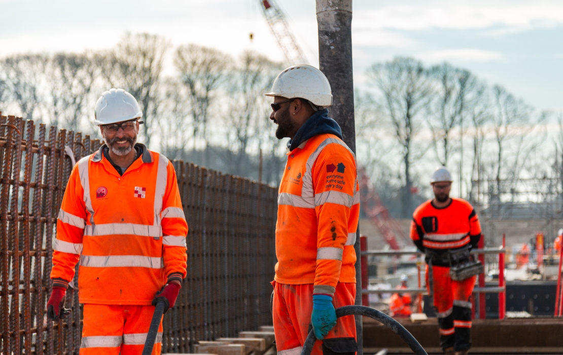 works on the culvert
