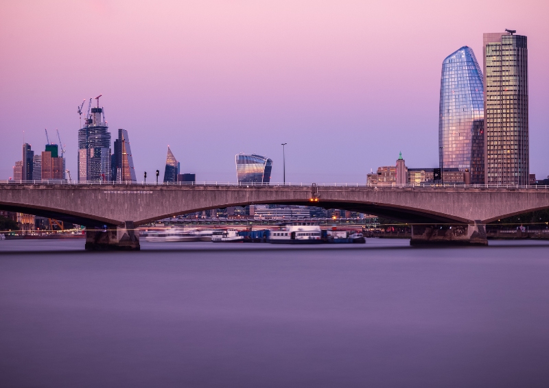 Waterloo Bridge in London. Image credit: Shutterstock