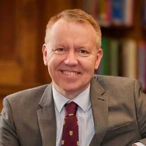 A portrait photo of David Porter, the ICE's 161st President.