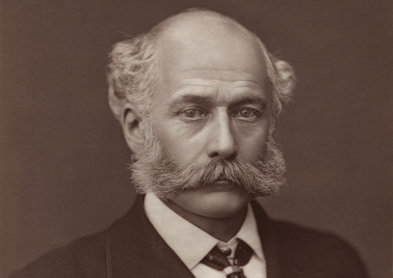 Sir Joseph Bazalgette. Image credit: Lock &amp; Whitfield, restored by Adam Cuerden (public domain)