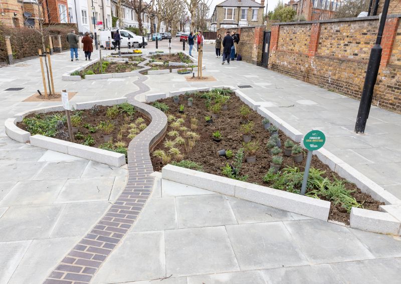 The Greenside Rain Garden