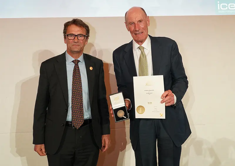 President's Medal winner Sir John Armitt