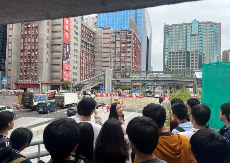 Students had the opportunity to explore Kowloon East District to help shape their proposals. Image credit: ICE HKA G&amp;S