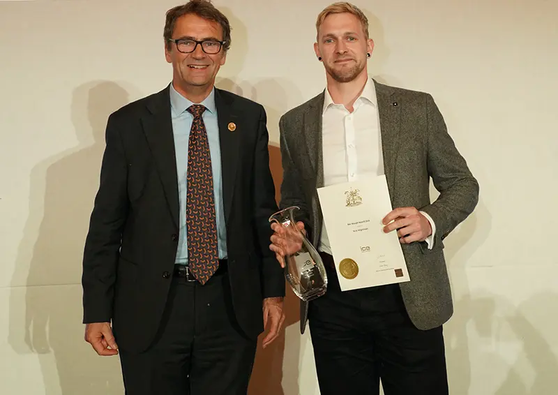 Bev Waugh Award winner Nick Wightman