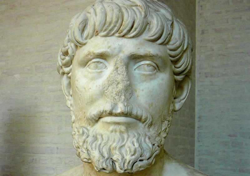 Bust of Apollodorus of Damascus. Image credit: Gun Powder Ma (licensed under <a href="https://creativecommons.org/licenses/by-sa/3.0/deed.en">CC BY-SA 3.0</a>)