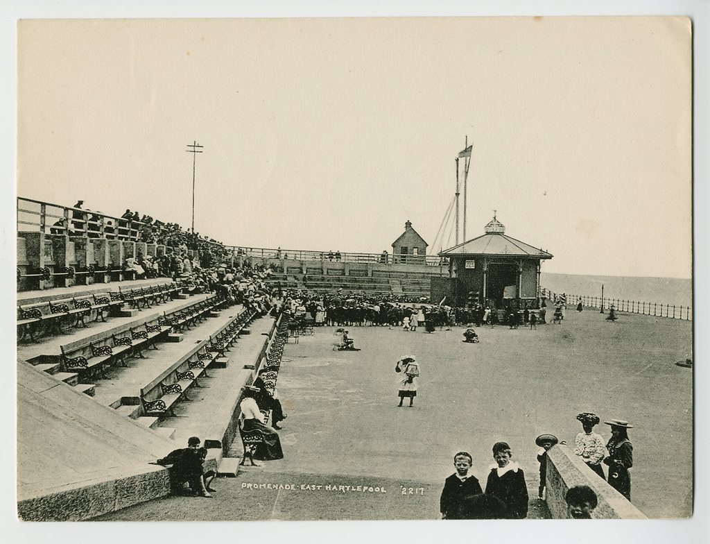 Historic bandstand and promenade