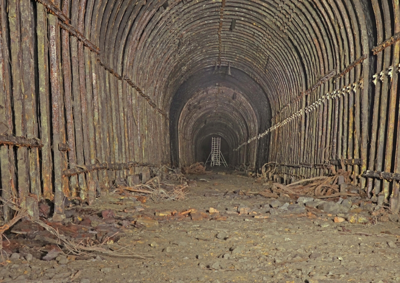 The abandoned Rhondda Tunnel in South Wales. Image credit: Rhondda Tunnel Society