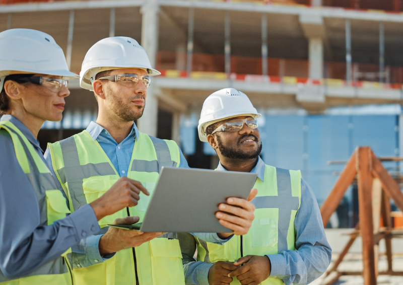 Applying military GIS principles to construction