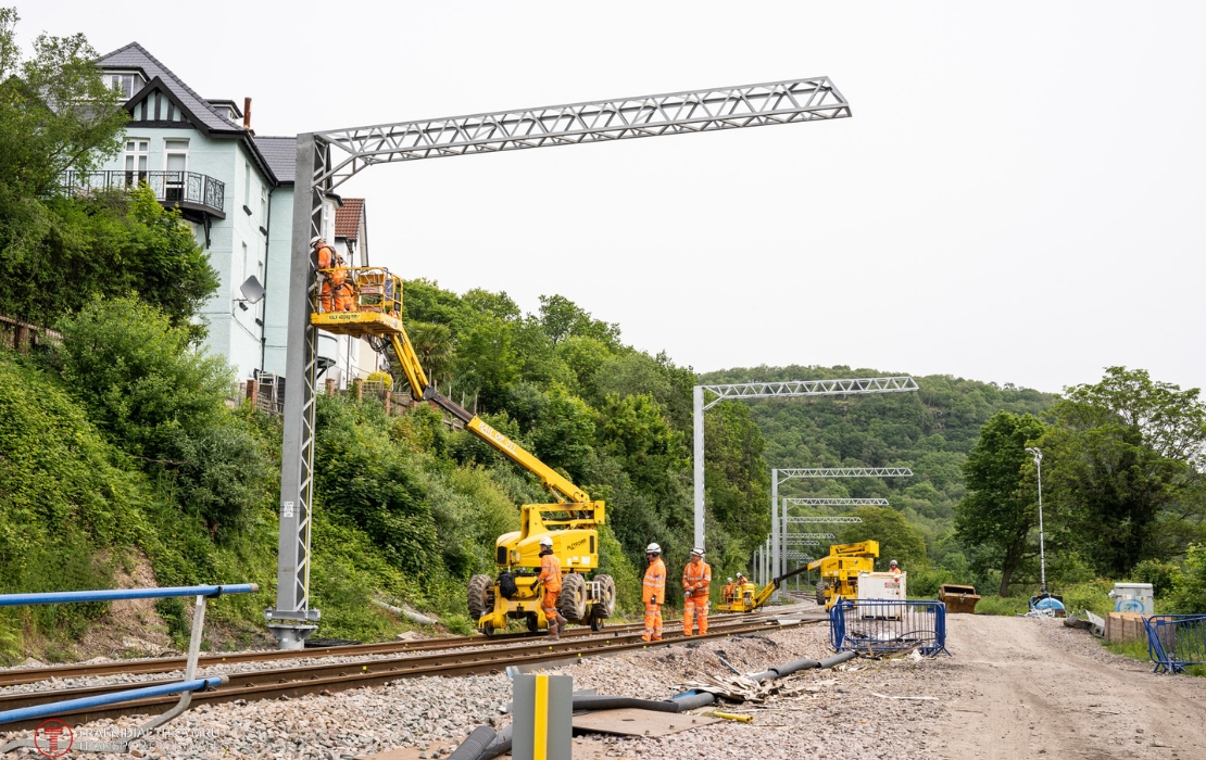 overhead infrastructure south wales metro