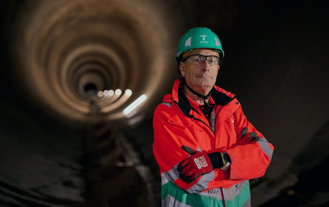 andy mitchell in tunnel