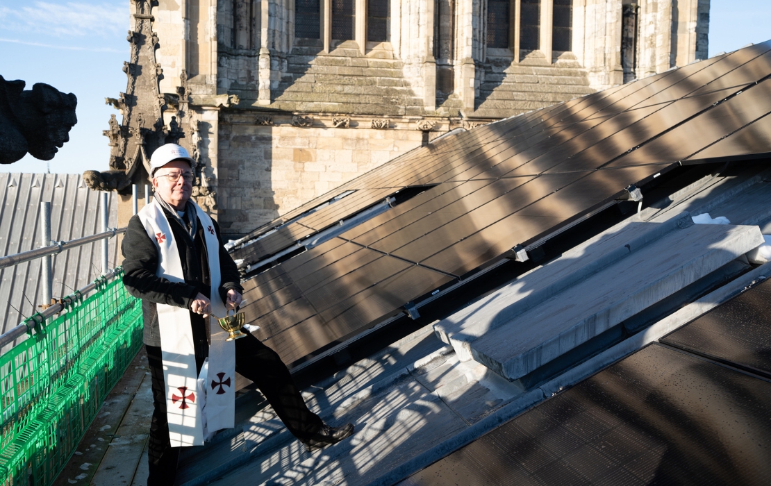 solar panel power up