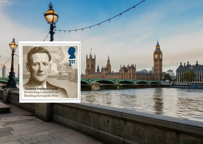 Royal Mail celebrates engineer who ‘saved London from drowning’ with new stamp