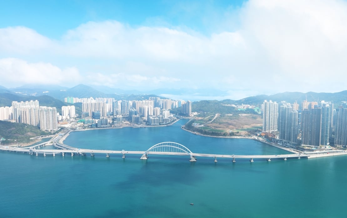 cross bay link aerial view