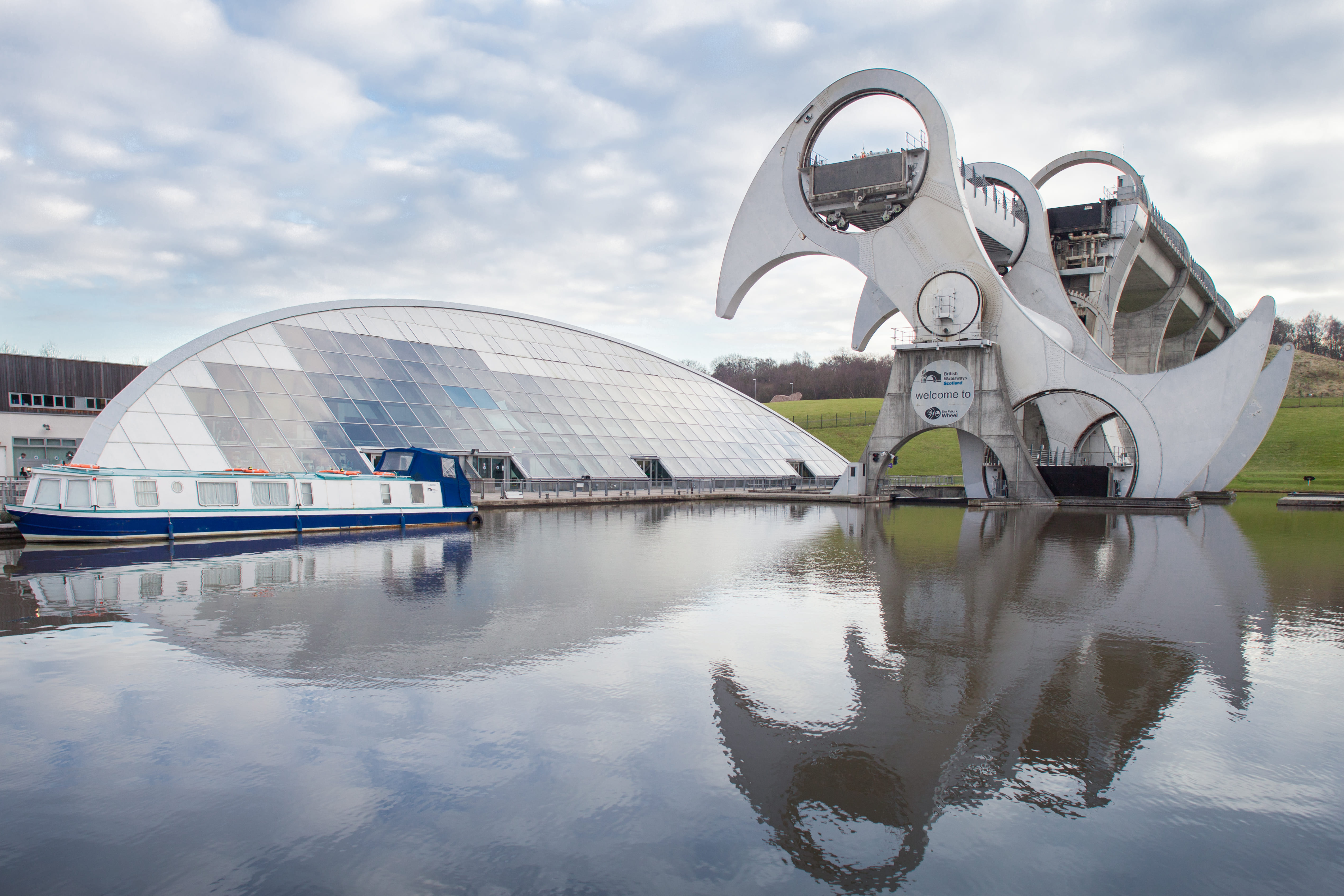 The Falkirk Wheel, Falkirk. Image credit: Shutterstock