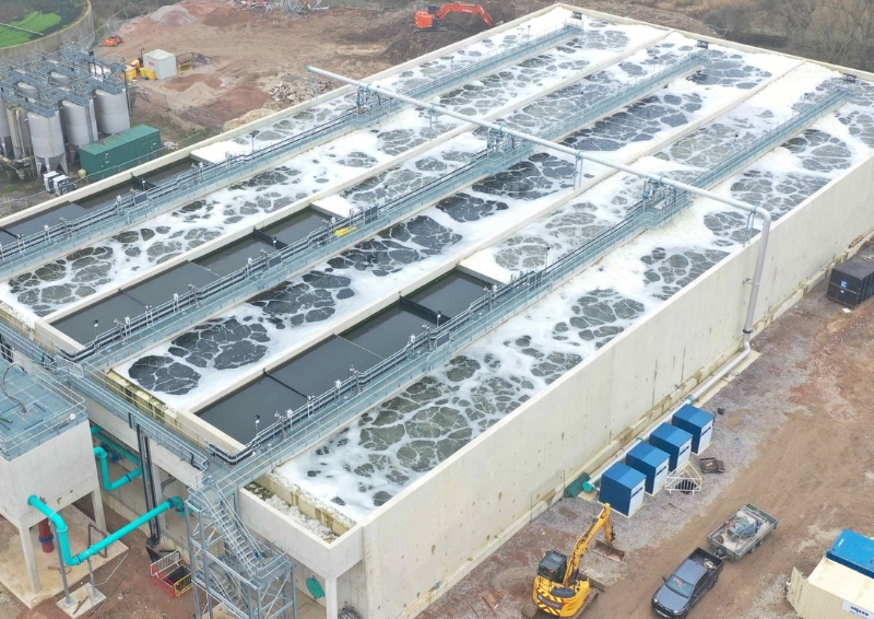 The Melton Mowbray Sewage Treatment Works earned the Large Project Award. Image credit: MWH Treatment and Severn Trent Water