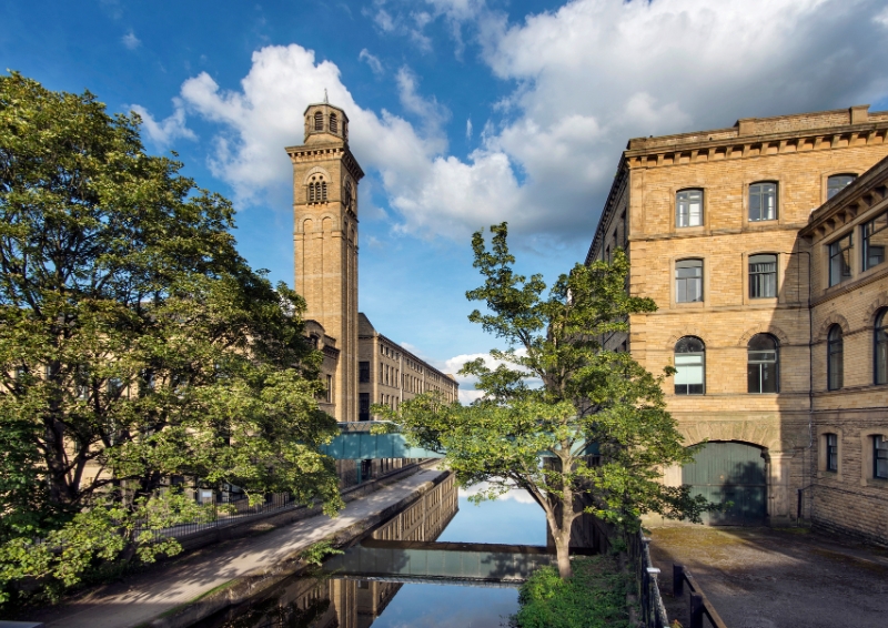 Salt's Mill and Saltaire, Bradford, England. Image credit: Shutterstock