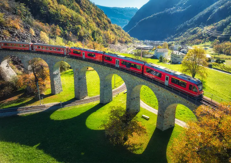 Bernina Express, Switzerland