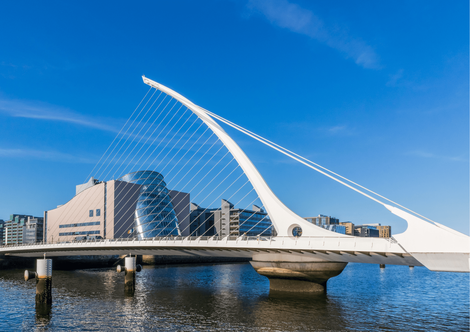 Samuel Beckett Bridge. Image credit: Shutterstock