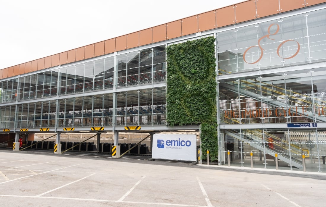 The Richmond Cycle Hub. Image credit: INVVU Construction Consultants