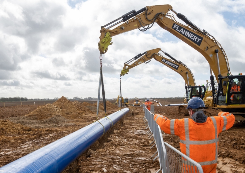 Anglian Water Services' Strategic Pipeline Alliance won the Carbon and Sustainability EMMA. Image credit: Anglian Water Services