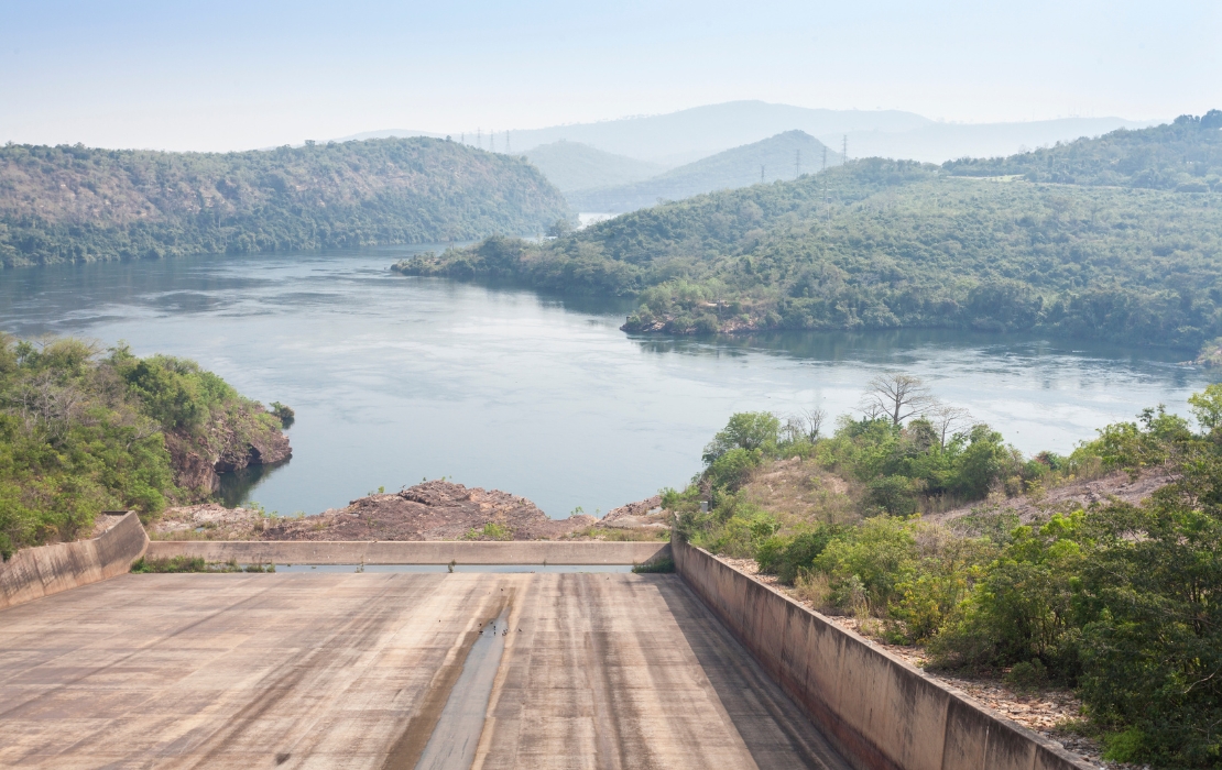 view of volta river