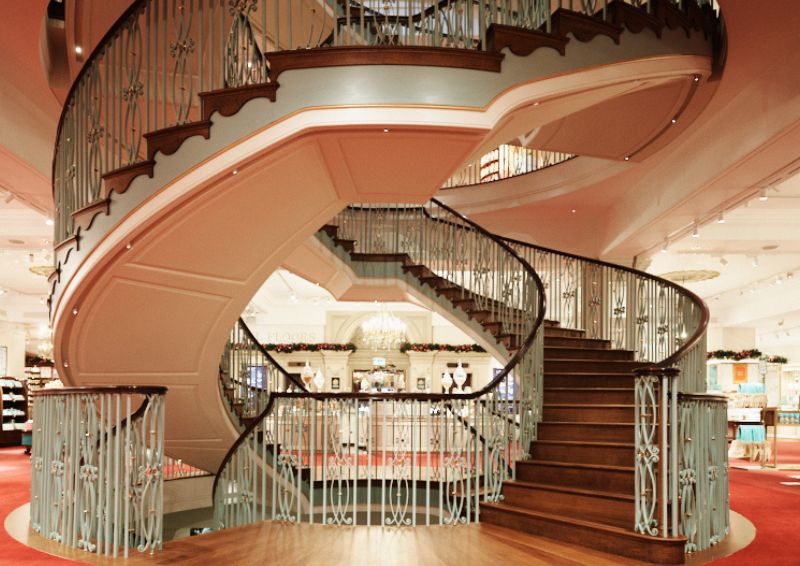 Fortnum and Mason Double Helix Staircase